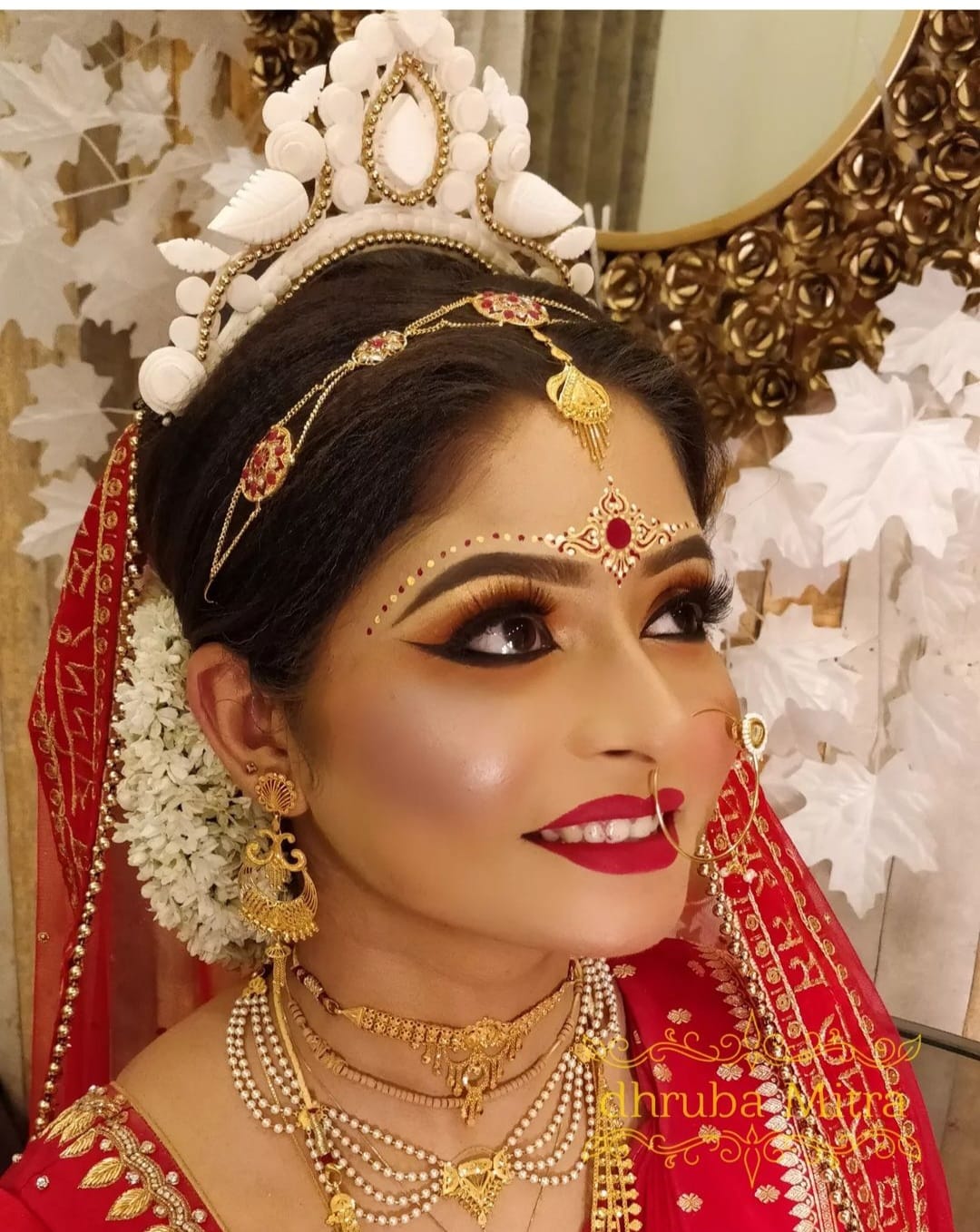 Bengali bridal makeup from Looks and Locks archive