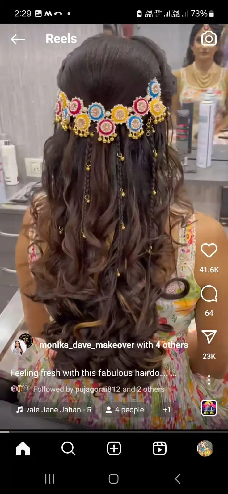 Bridal hair styling with accessories at Looks and Locks