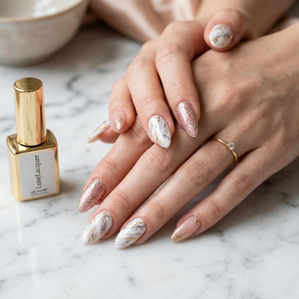 Exquisite Premium Gel Nail Art Design