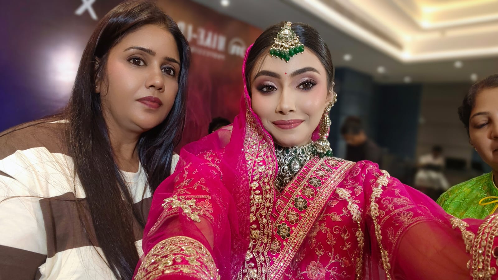 Elegant salon styling session and bridal beauty portrait Jamshedpur
